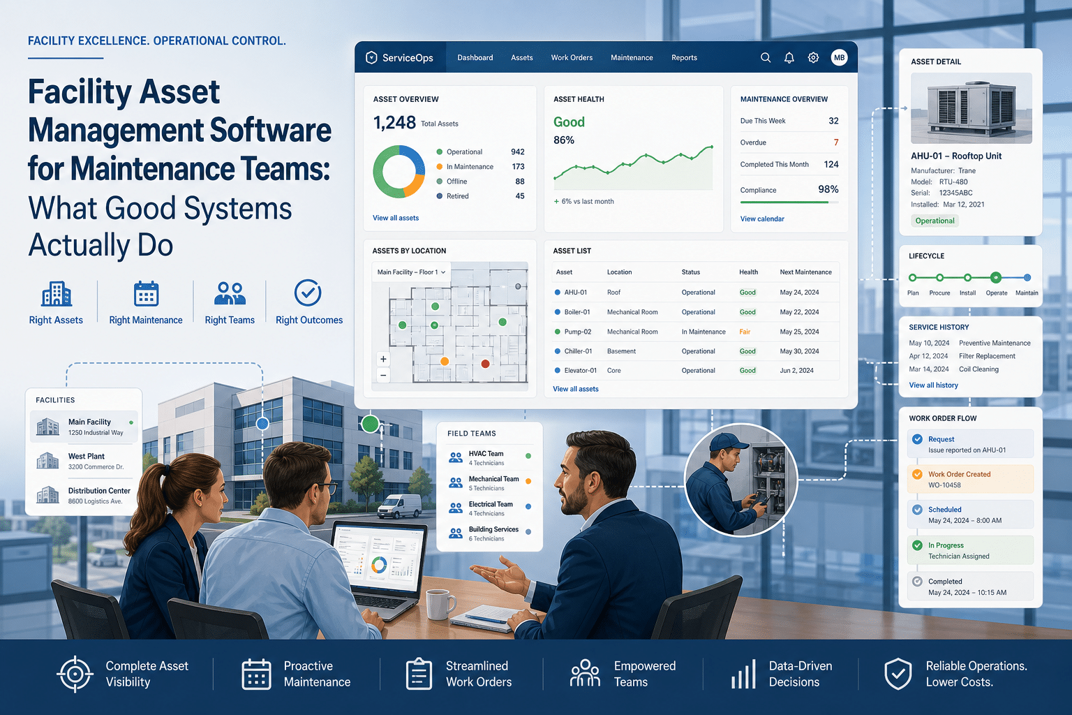Facility Asset Management Software for Maintenance Teams
